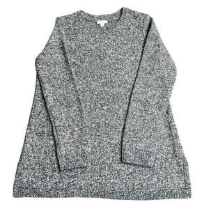 Pure Jill Marled Knit Sweater Women S Cozy Cotton Blend Pullover‎ Crewneck